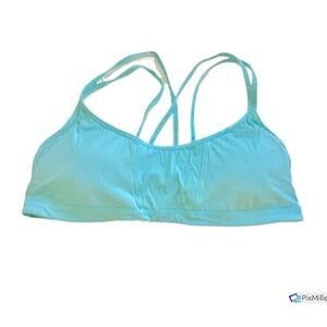 La Isla Strappy Womens Blue Sports Bra, L